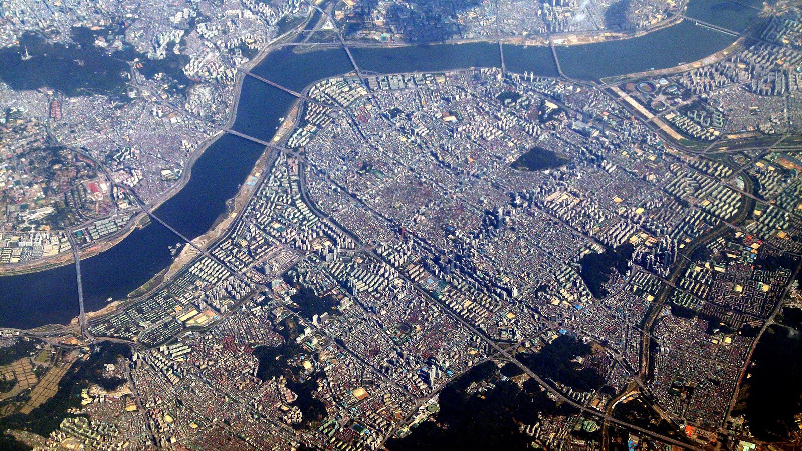 Southern Seoul skyline including Gangnam