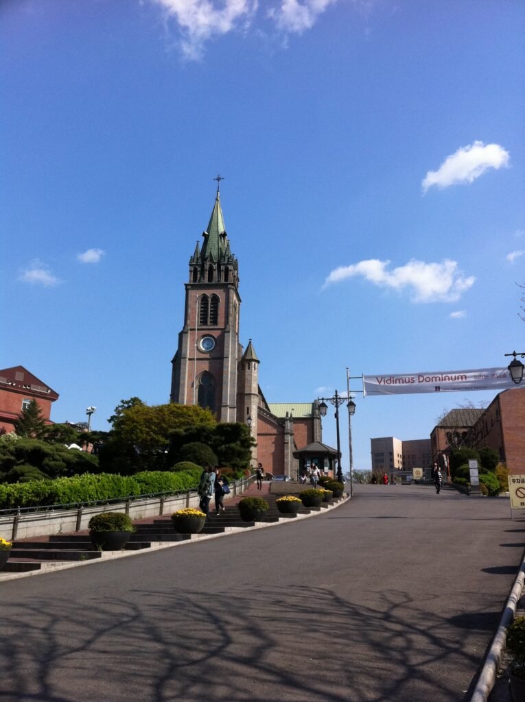 Myeongdong Cathedral in Seoul, South Korea