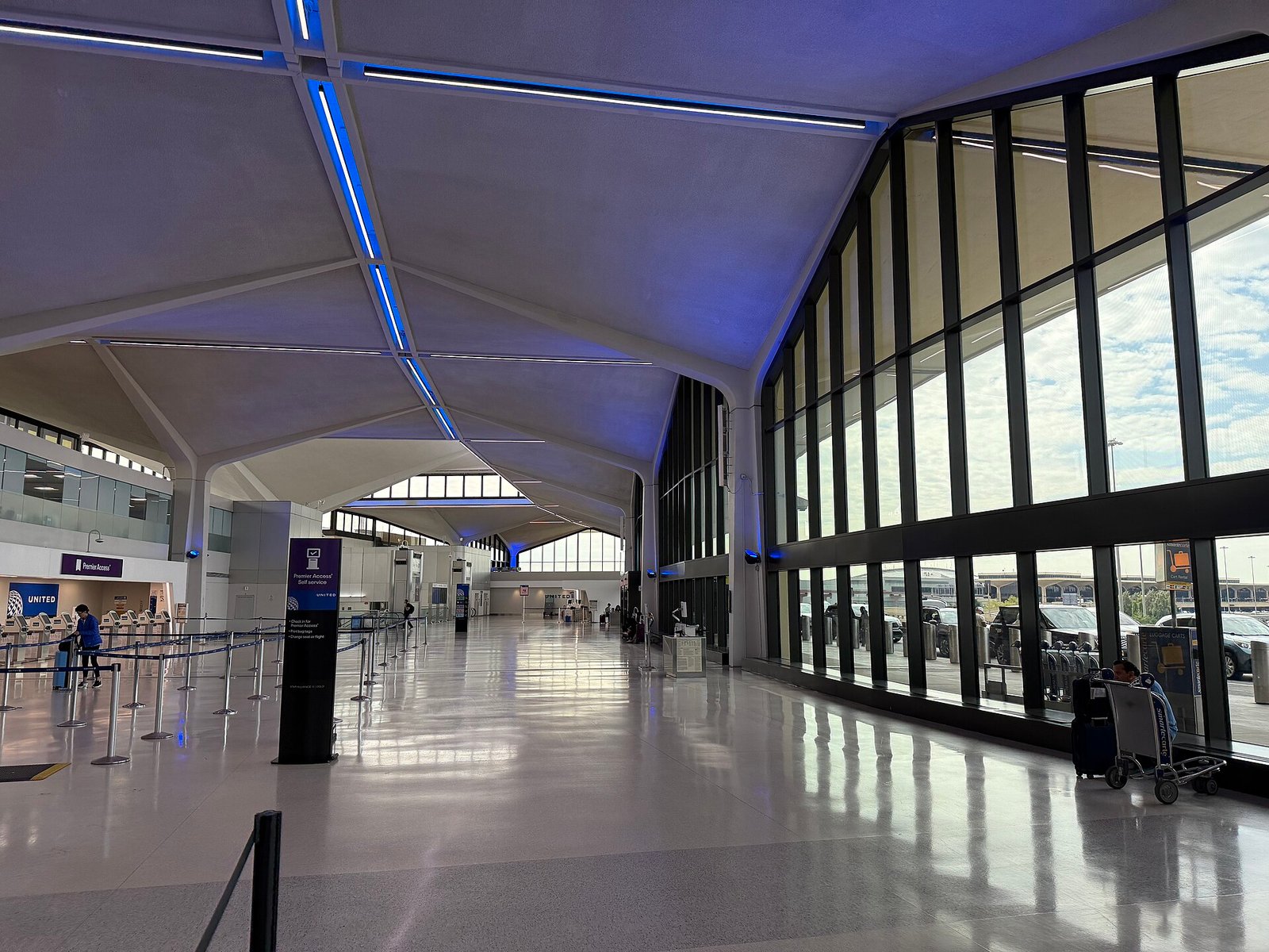 Interior of Terminal C at Newark Liberty International Airport